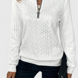 Zoey | Soft Zip Knit Jumper