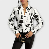 Beatriz | Elegant long-sleeved blouse with V-neck