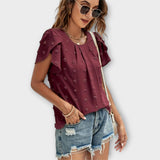 Laura | The Ideal Polka Dot Blouse