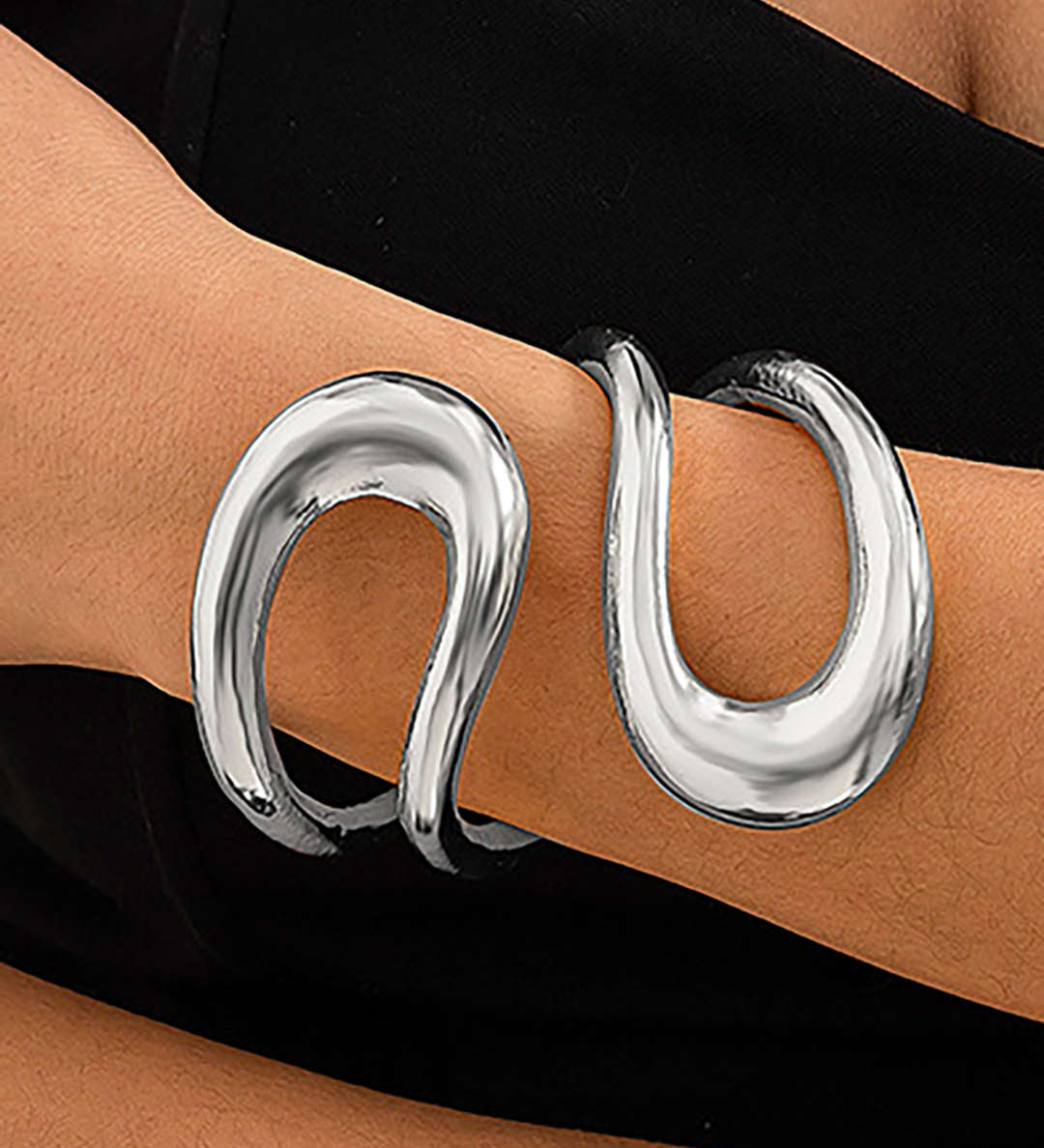 Asymmetrical Cut Bracelet