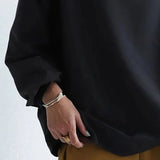 Clara - Oversized Black Jumper