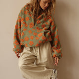 Lucia - Warm Jersey with Flowers