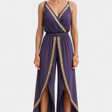 Donatila Mono Unique with Golden Details and Open Leg