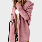 Marcela | Oversized Hooded Knit Cardigan