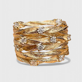 Vintage Gold Ring with Timeless Charm