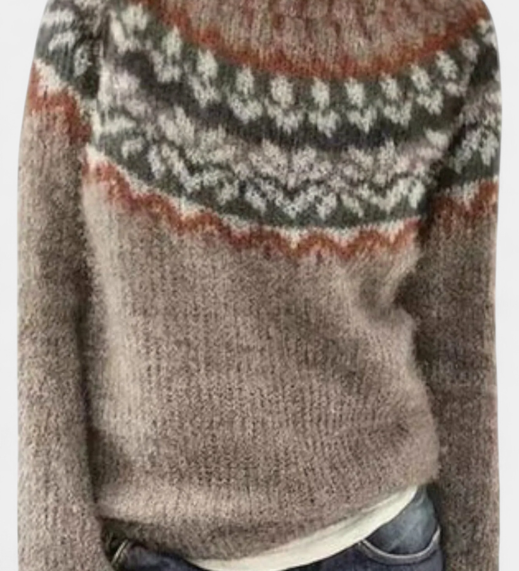 Jolessa Nordic Pattern Knit Jumper