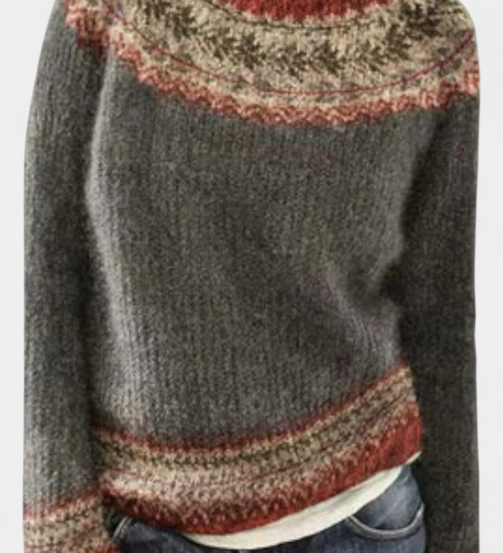 Jolessa Nordic Pattern Knit Jumper