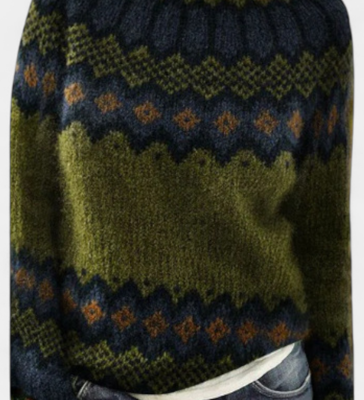 Jolessa Nordic Pattern Knit Jumper