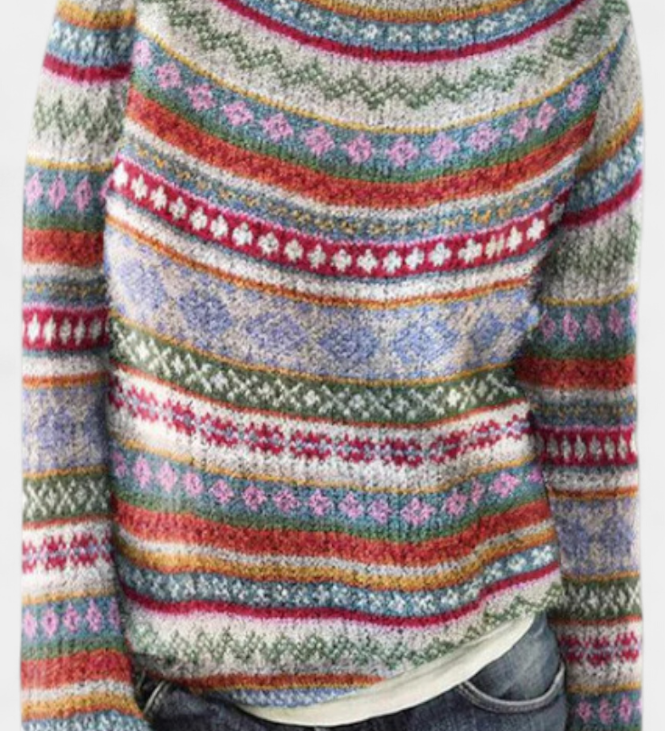 Jolessa Nordic Pattern Knit Jumper