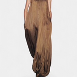 Lucy Long Pleated Jumpsuit with Relaxed Silhouette
