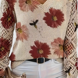 Aurelia Elegant Top with Floral Dessert