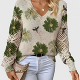 Aurelia Elegant Top with Floral Dessert