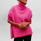 Stefanie High Neck Knitted Sweater