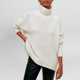 Stefanie High Neck Knitted Sweater