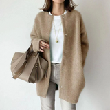 Vanna Luxurious Knit Jacket with Buttons