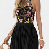 Maruja Mono Palazzo with Floral Embroidery and Transparent Lace