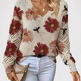 Aurelia Elegant Top with Floral Dessert