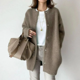 Vanna Luxurious Knit Jacket with Buttons