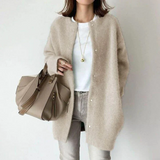 Vanna Luxurious Knit Jacket with Buttons