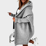 Marcela | Oversized Hooded Knit Cardigan