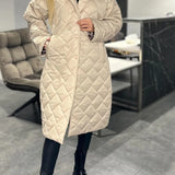 Beata | Reversible Padded Coat with Leopard Lining