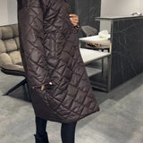 Beata | Reversible Padded Coat with Leopard Lining
