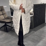 Beata | Reversible Padded Coat with Leopard Lining