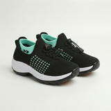 Ambulo Orthopaedic Fabric Shoes - Green Black