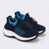 Ambulo Orthopaedic Fabric Shoes - Navy Blue
