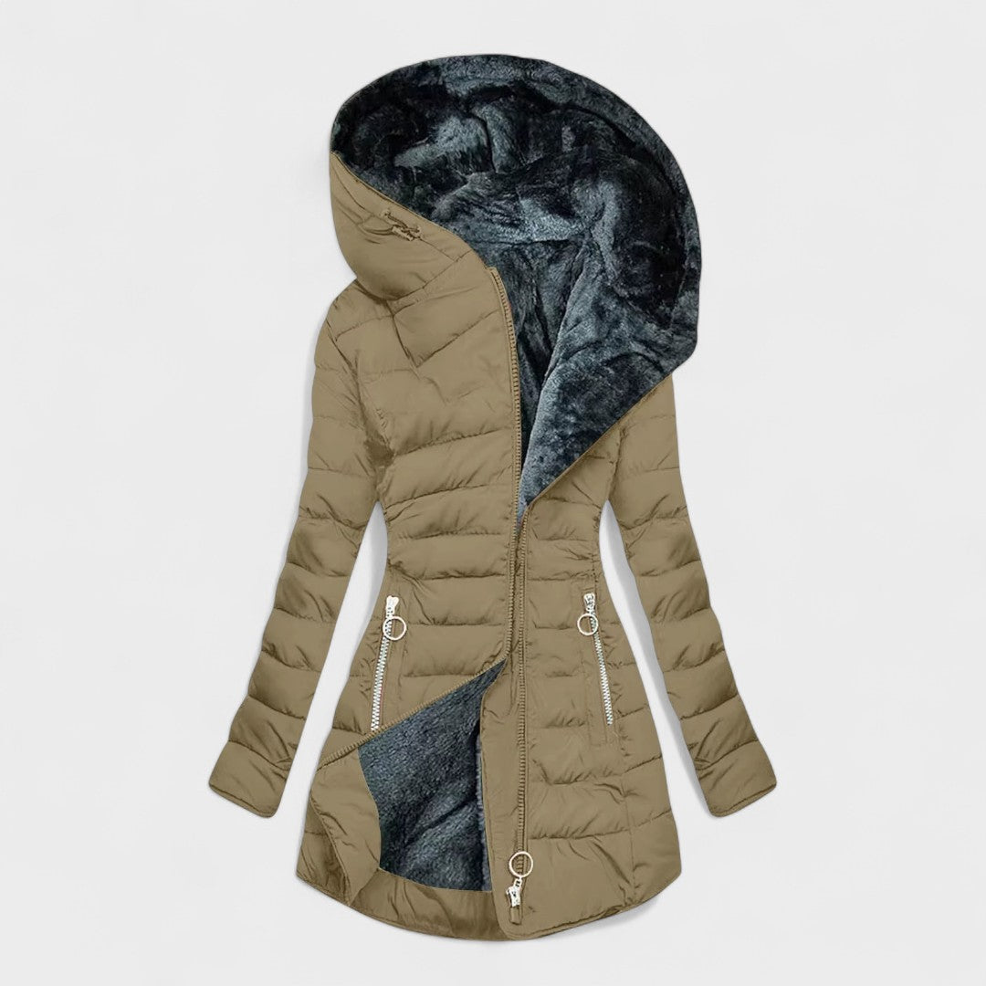 Beatrice™ | Warm Coat with Faux Fur Lining