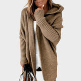 Marcela | Oversized Hooded Knit Cardigan